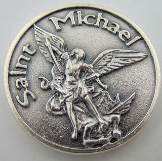 Patron Saint of Police Michael StCatholic Devotion Prayer Coin Token