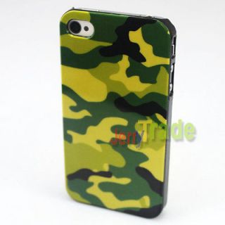 Green Army Camouflage Unique Design Hard Back Skin Case Cover for