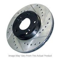 Cross Drilled & Slotted Brake Rotors GM Truck 1500 4WD Rear 2000 11