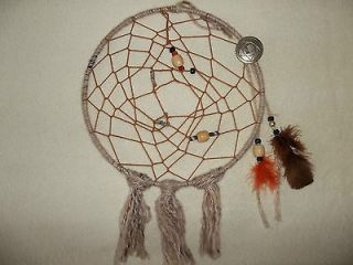 Indian Dreamcatcher With Beads and Concho