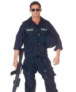 Adult Mens SWAT Police Team Halloween Costume