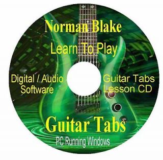 Norman Blake ** GUITAR TABS * Lesson Software CD