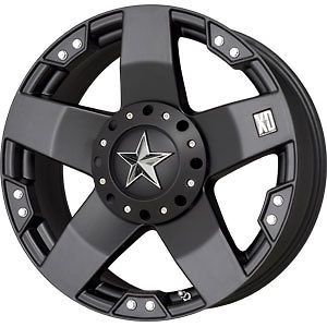 New 18X9 8x165.1 XD Rock Star Black Wheels/Rims