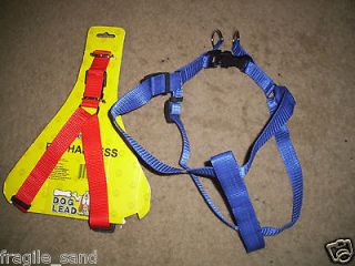 NEW EASY TO USE dog Walk Harness 18 24 GIRTH 1 NYLON FOR LARGE DOGS