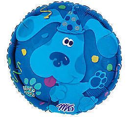 18 Blues Clues Nick Jr. Birthday Party Balloon Mylar Foil Blue