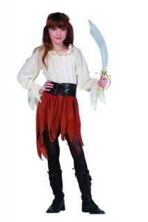 Childs Pirate Outfit Girls Halloween Costume