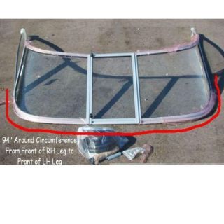 BAJA 87 INCH 5 PIECE BOAT WINDSHIELD windshields