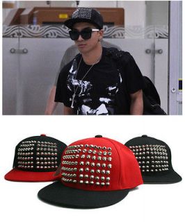 Hip Hop Studded Spike Snapback Hats Baseball Cap K POP BIGBANG TAEYANG