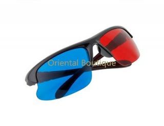 Blue and Red 3D Glasses for Movie Film TV DVD Video and Image