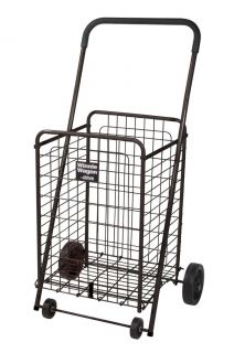 Drive Winnie Wagon Rolling Steel Cart Basket 21x14x13 Carry Grocery