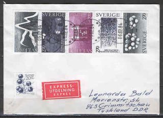 1470 Cover 1984 express mail 6v coupling plants abstract Nobel Prize