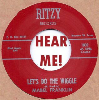 Blues MABEL FRANKLIN Lets Do The Wiggle RITZY REPRO   CRUSHING