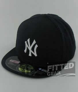 New York YANKEES NY Logo GAME Home New Era 59Fifty Fitted Official