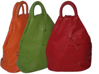 NEW Soft Italian Leather Rucksack/Backp ack Shoulder Bag