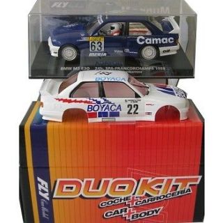 E30 M3 Duo W/ Campac + Boyaca Bodies 1/32 Slot Car Kit 07 88302