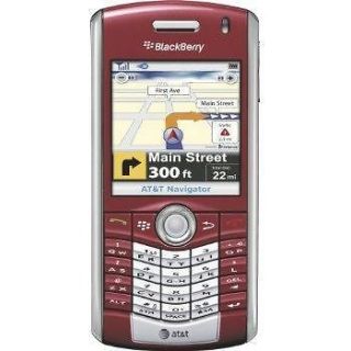 RIM BLACKBERRY Pearl 8110 RED GPS AT&T USED PHONE