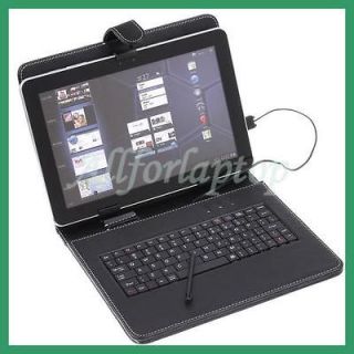 Keyboard + Leather Fold Case Cover Stand +Stylus Pen for 9.7 inch