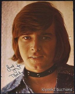 Bobby Sherman teen idol wearing choker PINUP 1970s #70.126