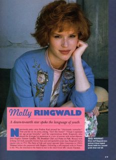 MOLLY RINGWALD    Picture from a 2001 Book /E