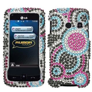 Bubble Crystal Bling Case Cover LG Banter Touch UN510