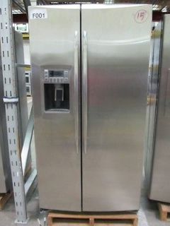GE Monogram 36 Inch Profile Stainless Steel Side By Side Refrigerator