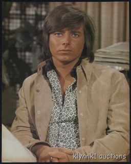Bobby Sherman wearing tan jacket PINUP 1970s #70.124