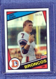 Newly listed John Elway 2012 Topps Chrome RC Reprint Refractor 66/99