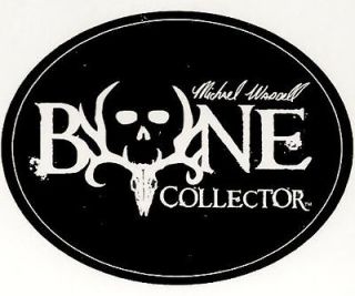 Bone Collector ~ Black Oval ~ WINDOW DECAL TRUCK AUTO