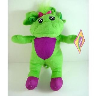 Barneys friend Baby Bop 11 Green Plush Soft Toy Doll can sing I LOVE
