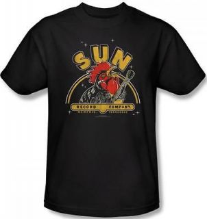 NEW Men Women Kid Youth SIZES Sun Record Label Rocking Rooster T
