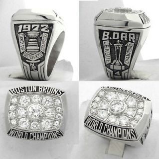 1972 Boston Bruins Stanley Cup Championship Ring   Orr