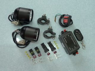 12V 1600LM CREE LED Light x2 + Wireless Dimmer + Switch Jeep Rally 4x4