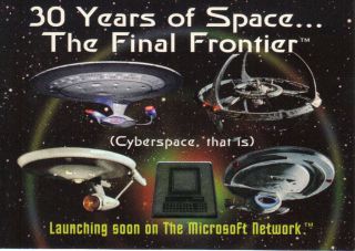 Star Trek 30 Years Phase Two Official Star Trek Site Card (SkyBox,1995