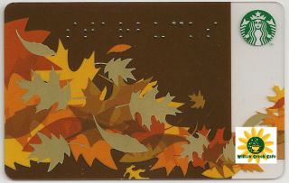 Gift Card   Autumn Leaves   Braille Card   Collector Perfect Card