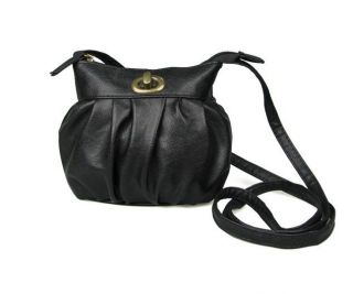 Women Black Cute Mini Crossbody Messenger Bag Mail Bag Hand Shoulder