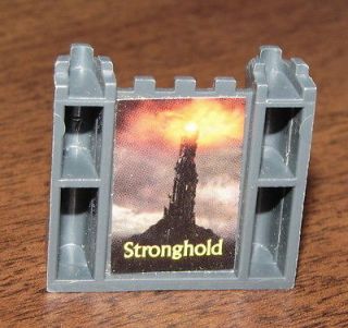 STRATEGO LOTR Board Game Part/Piece GRAY ARMY STRONGHOLD Trilogy