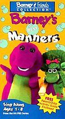 Barneys Manners [VHS] Bob West, Julie Johnson, David J 1993 09 29