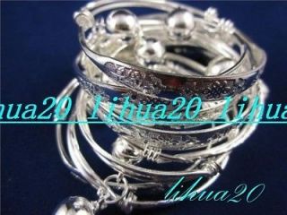 sales 6 pair 12Pcs tibet silver Childrens or baby bracelet #D44