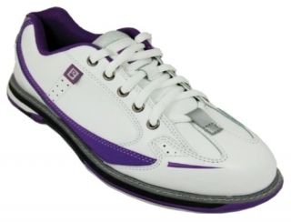 Brunswick Curve White/Purple Womens Bowling Shoes