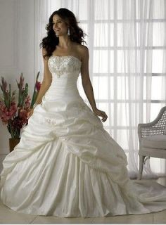 wedding dress Evening Gowns Ball plus size10 12  14 16 18,good price