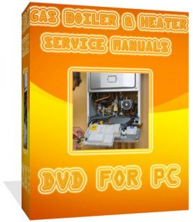 Service Manuals Corgi Gas Boiler Heater & Plumbing DVD Disk Gor PC