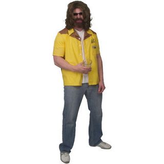 Big Lebowski The Dude Art Bowling Adult Costume bowling shirt,the big