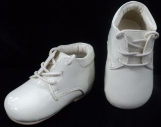 Baby Boys Bone Tuxedo/Wedding /Baptism/Chris tening Shoes/Sz 2,3,4,5,6