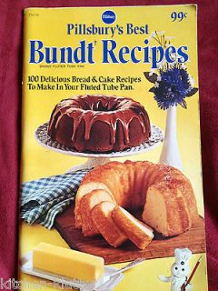 Best Bundt Cake Bread Fluted Tube Pan 100 Recipes Cookbook Book