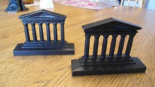 Greek Temple Bookends, Bradley and Hubbard, ca. 1925