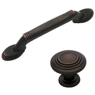 Rubbed Bronze Ring Decorative Cabinet Hardware Knobs, Pulls & Hinges
