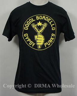 Authentic GOGOL BORDELLO Logo Gypsy Punks Slingshot T Shirt S M L XL