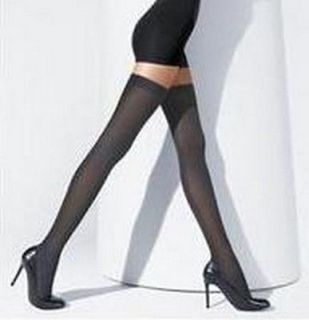 Wolford Fatal 80 Seamless Stay Up  Hold Up  Anthracite  Dark Gray