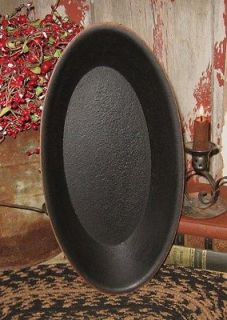 Wood Trencher BOWL*Pantry Bread Dough Pan*Antique Cupboard BLACK
