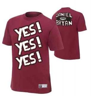 WWE Daniel Bryan Authentic YES Shirt Multiple Sizes Available WWF WCW